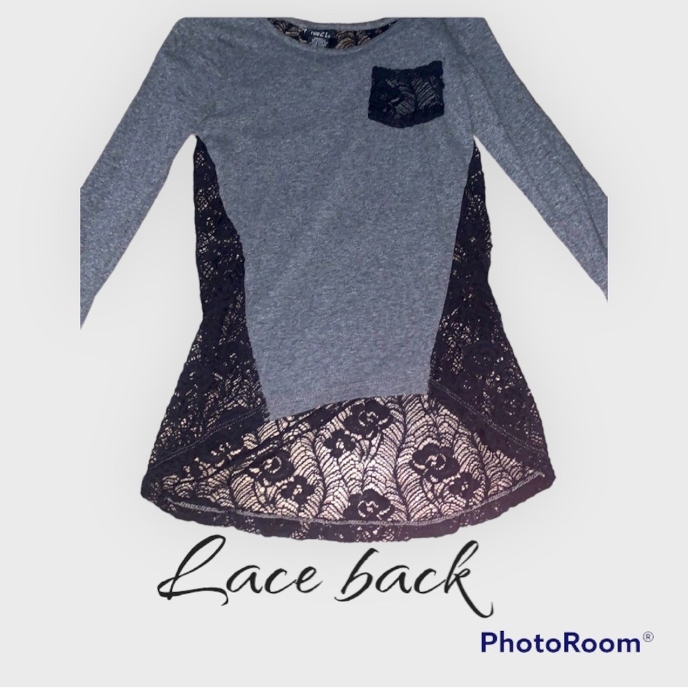 Rue 21 Long Sleeve and Lace Back and Side Cut Out. Size Small.